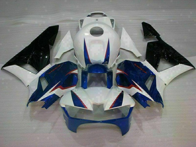 Honda CBR 600 RR 13-21 Motorrad Verkleidungen - Blau Weiß Honda CBR 600 RR 13-21 Motorrad Verkleidungen - Blau Weiß