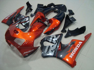 Honda CBR 900 RR 919 98-99 Motorrad Verkleidungen - Orange Grau