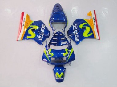Honda NSR 250 MC28 P4 94-96 Motorrad Verkleidungen - Blau Grün