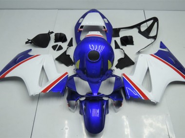 Honda VFR 800 02-13 Motorrad Verkleidung - Blau Weiß