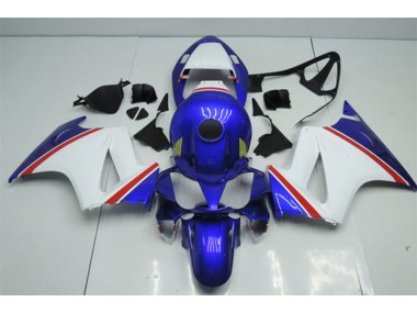 Honda VFR 800 02-13 Motorrad Verkleidung - Blau Weiß