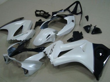 Honda VFR 800 02-13 Motorrad Verkleidungen & Plastik - Weiß Schwarz