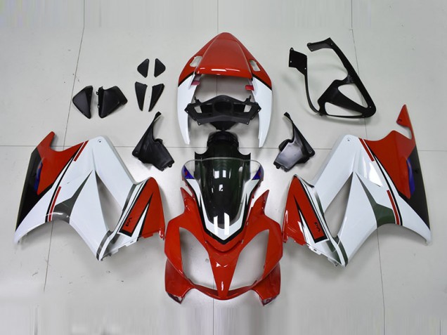 Honda VFR 800 02-13 Motorrad Verkleidungen - Weiß Rot