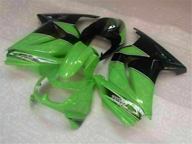 Kawasaki EX250 08-12 Motorrad Verkleidung - Grün Schwarz Kawasaki EX250 08-12 Motorrad Verkleidung - Grün Schwarz