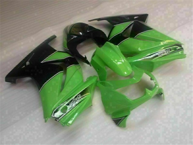 Kawasaki EX250 08-12 Motorrad Verkleidung - Grün Schwarz Kawasaki EX250 08-12 Motorrad Verkleidung - Grün Schwarz