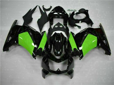 Kawasaki EX250 08-12 Motorrad Verkleidung - Schwarz Grün