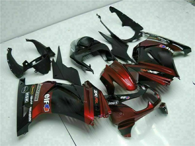 Kawasaki EX250 08-12 Motorrad Verkleidung - Schwarz Kawasaki EX250 08-12 Motorrad Verkleidung - Schwarz