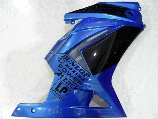 Kawasaki EX250 08-12 Motorrad Verkleidungen - Blau Schwarz Kawasaki EX250 08-12 Motorrad Verkleidungen - Blau Schwarz