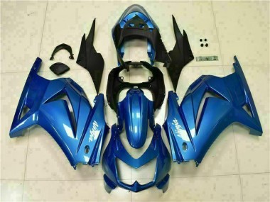 Kawasaki EX250 08-12 Motorrad Verkleidungen - Blau Schwarz Weiß Ninja