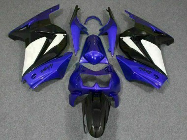 Kawasaki EX250 08-12 Motorrad Verkleidungen - Blau Weiß Schwarz Ninja