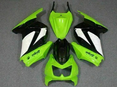 Kawasaki EX250 08-12 Motorrad Verkleidungen - Grün Schwarzer Ninja