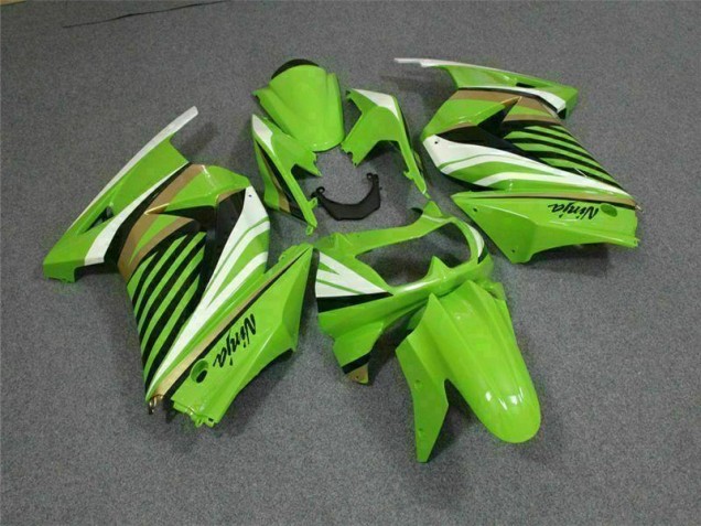 Kawasaki EX250 08-12 Motorrad Verkleidungen - Grün Weiß Schwarz Ninja Kawasaki EX250 08-12 Motorrad Verkleidungen - Grün Weiß Schwarz Ninja
