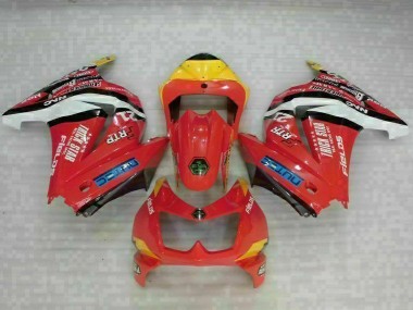 Kawasaki EX250 08-12 Motorrad Verkleidungen - Rot Gelb