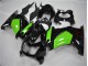 Kawasaki EX250 08-12 Motorrad Verkleidungen - Schwarz Grün Kawasaki EX250 08-12 Motorrad Verkleidungen - Schwarz Grün