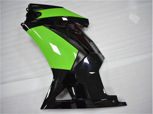 Kawasaki EX250 08-12 Motorrad Verkleidungen - Schwarz Grün Kawasaki EX250 08-12 Motorrad Verkleidungen - Schwarz Grün