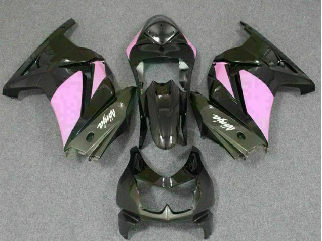Kawasaki EX250 08-12 Motorrad Verkleidungen - Schwarz Rosa Ninja Kawasaki EX250 08-12 Motorrad Verkleidungen - Schwarz Rosa Ninja