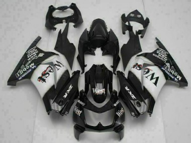 Kawasaki EX250 08-12 Motorrad Verkleidungen - Schwarz West