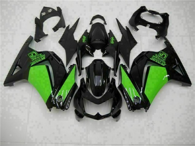Kawasaki EX250 08-12 Motorrad Verkleidungen - Schwarzer Grün Ninja Kawasaki EX250 08-12 Motorrad Verkleidungen - Schwarzer Grün Ninja