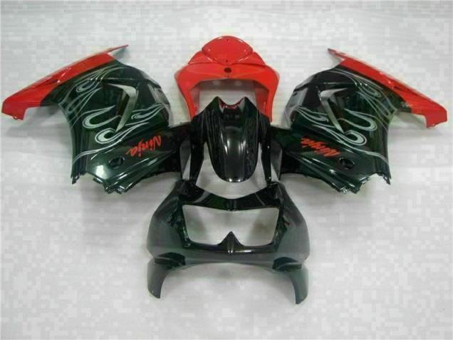 Kawasaki EX250 08-12 Motorrad Verkleidungen - Schwarzer Roter Ninja Kawasaki EX250 08-12 Motorrad Verkleidungen - Schwarzer Roter Ninja
