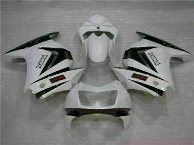 Kawasaki EX250 08-12 Motorrad Verkleidungen - Weiß Schwarz