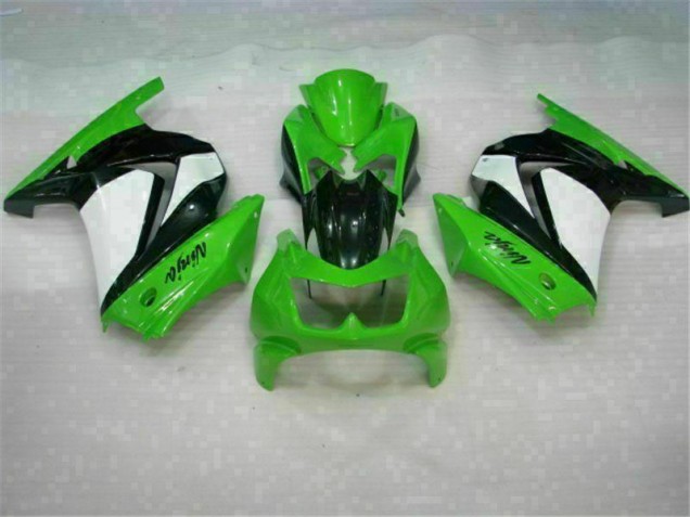 Kawasaki EX250 08-12 Motorrad VollVerkleidungen & Plastik - Grün Schwarzer Ninja Kawasaki EX250 08-12 Motorrad VollVerkleidungen & Plastik - Grün Schwarzer Ninja