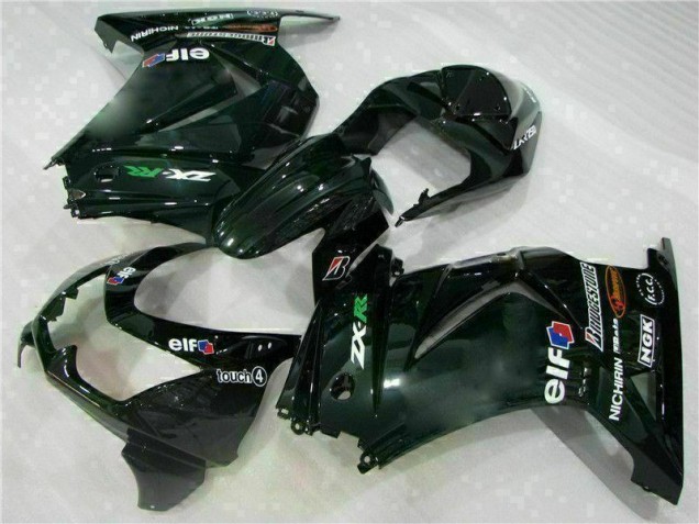 Kawasaki EX250 08-12 Motorrad VollVerkleidungen & Plastik - Schwarz Kawasaki EX250 08-12 Motorrad VollVerkleidungen & Plastik - Schwarz