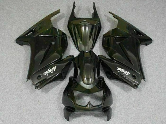 Kawasaki EX250 08-12 Motorrad Vollverkleidung - Schwarz Kawasaki EX250 08-12 Motorrad Vollverkleidung - Schwarz