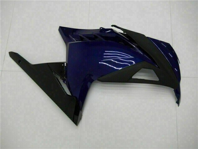 Kawasaki EX300 13-16 Motorrad Verkleidungen - Blau Schwarz Kawasaki EX300 13-16 Motorrad Verkleidungen - Blau Schwarz