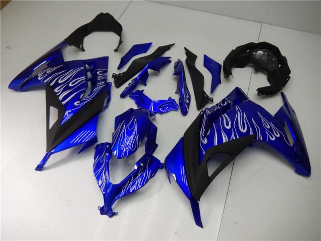 Kawasaki EX300 13-16 Motorrad Verkleidungen - Blau Weiß Schwarz Kawasaki EX300 13-16 Motorrad Verkleidungen - Blau Weiß Schwarz