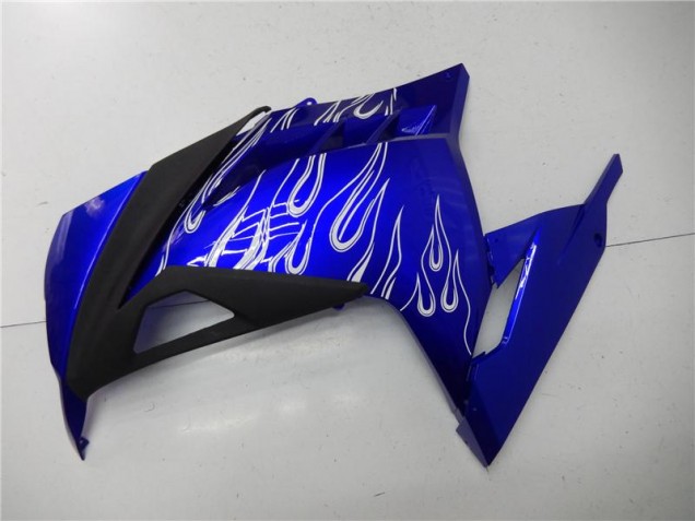 Kawasaki EX300 13-16 Motorrad Verkleidungen - Blau Weiß Schwarz Kawasaki EX300 13-16 Motorrad Verkleidungen - Blau Weiß Schwarz