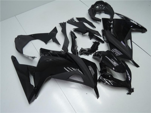 Kawasaki EX300 13-16 Motorrad Verkleidungen - Matt schwarz Glänzend Kawasaki EX300 13-16 Motorrad Verkleidungen - Matt schwarz Glänzend