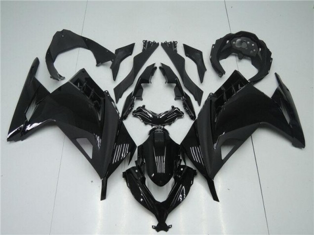Kawasaki EX300 13-16 Motorrad Verkleidungen - Matt schwarz Glänzend Kawasaki EX300 13-16 Motorrad Verkleidungen - Matt schwarz Glänzend