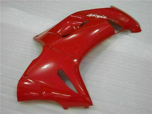 Kawasaki EX650 06-08 Motorrad Verkleidungen - Glänzend Rot Kawasaki EX650 06-08 Motorrad Verkleidungen - Glänzend Rot