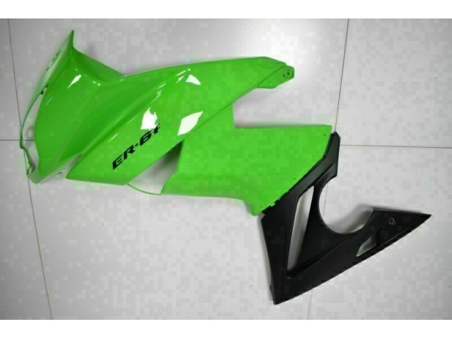 Kawasaki EX650 09-11 Motorrad Verkleidung - Grün Schwarz Kawasaki EX650 09-11 Motorrad Verkleidung - Grün Schwarz