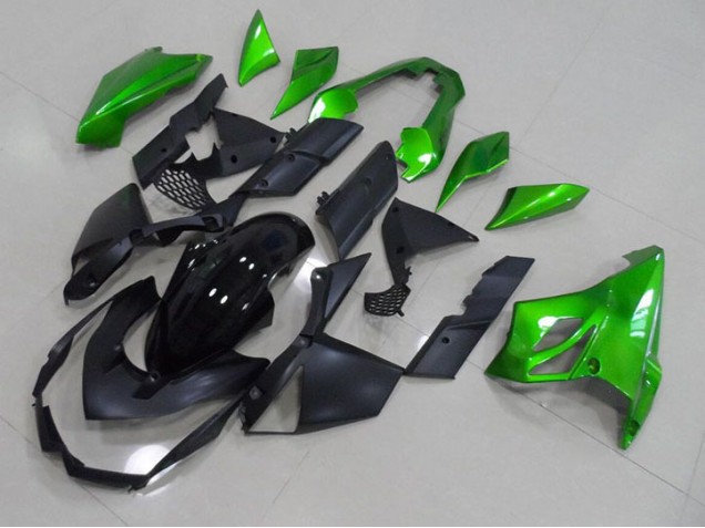 Kawasaki Z1000 07-09 Motorrad Verkleidungen - Schwarz Grün Kawasaki Z1000 07-09 Motorrad Verkleidungen - Schwarz Grün