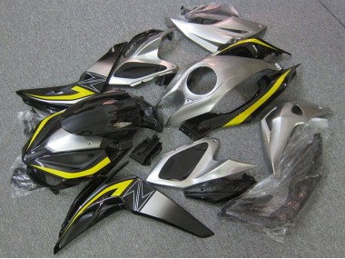 Kawasaki Z1000 07-09 Motorrad Verkleidungen - Schwarz