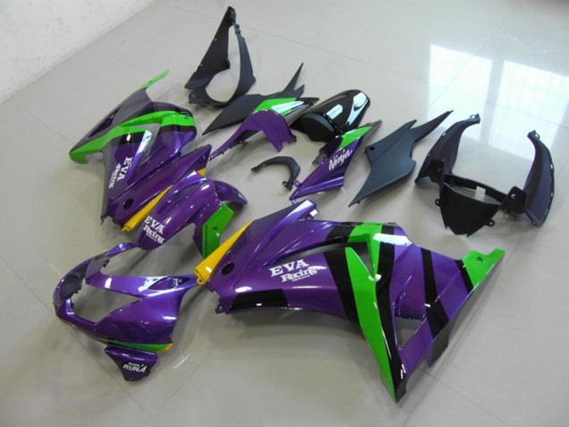 Kawasaki ZX 250R 08-12 Motorrad Verkleidungen - Lila EVA Rennen Kawasaki ZX 250R 08-12 Motorrad Verkleidungen - Lila EVA Rennen