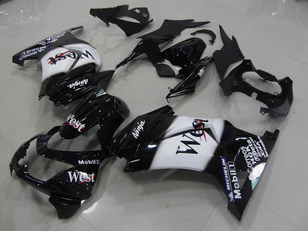 Kawasaki ZX 250R 08-12 Motorrad Verkleidungen - Schwarz West Kawasaki ZX 250R 08-12 Motorrad Verkleidungen - Schwarz West