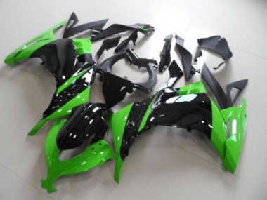 Kawasaki ZX 300R 13-16 Motorrad Vollverkleidung - Schwarz Grün