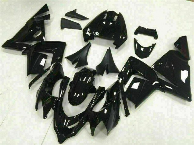 Kawasaki ZX10R 03-05 Motorrad Verkleidungen - Glänzend Schwarz Kawasaki ZX10R 03-05 Motorrad Verkleidungen - Glänzend Schwarz