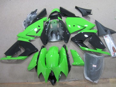 Kawasaki ZX10R 03-05 Motorrad Verkleidungen - Schwarz Grün