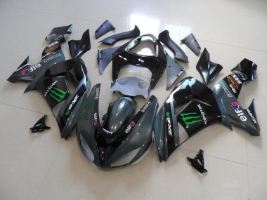 Kawasaki ZX10R 06-07 Motorrad Verkleidungen - Graues Monster
