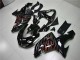Kawasaki ZX10R 06-07 Motorrad Verkleidungen - Schwarz Grau Rot Kawasaki ZX10R 06-07 Motorrad Verkleidungen - Schwarz Grau Rot
