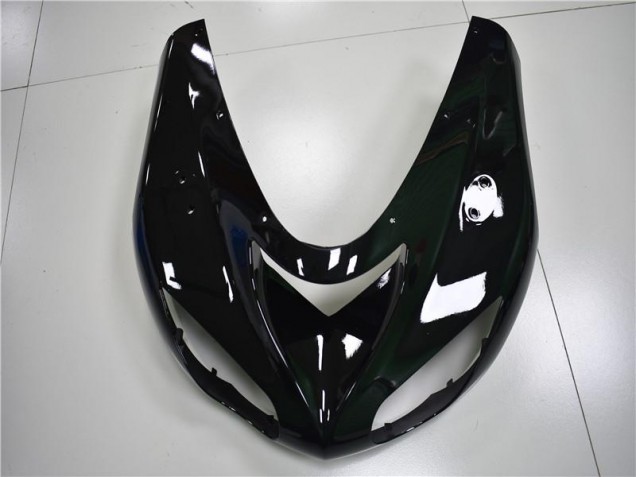 Kawasaki ZX10R 06-07 Motorrad Verkleidungen - Schwarz Grau Rot Kawasaki ZX10R 06-07 Motorrad Verkleidungen - Schwarz Grau Rot