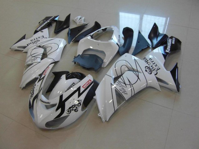 Kawasaki ZX10R 06-07 Motorrad Verkleidungen - Weiß Corona Kawasaki ZX10R 06-07 Motorrad Verkleidungen - Weiß Corona