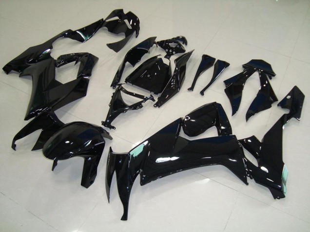 Kawasaki ZX10R 08-10 Motorrad Verkleidungen - Glänzend Schwarz Kawasaki ZX10R 08-10 Motorrad Verkleidungen - Glänzend Schwarz