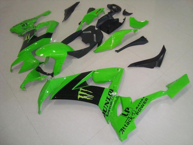 Kawasaki ZX10R 08-10 Motorrad Verkleidungen - Grünes Monster Kawasaki ZX10R 08-10 Motorrad Verkleidungen - Grünes Monster