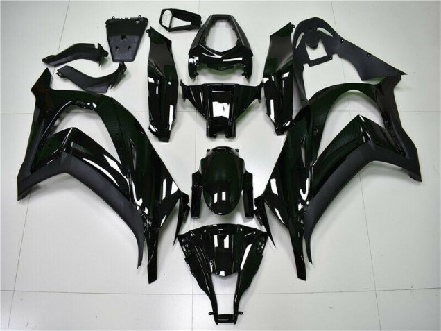Kawasaki ZX10R 11-15 Motorrad Verkleidungen - Glänzend Schwarz Kawasaki ZX10R 11-15 Motorrad Verkleidungen - Glänzend Schwarz
