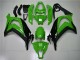 Kawasaki ZX10R 11-15 Motorrad Vollverkleidung - Grün Schwarz Kawasaki ZX10R 11-15 Motorrad Vollverkleidung - Grün Schwarz