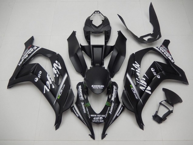 Kawasaki ZX10R 16-19 Motorrad Verkleidungen - Schwarz Racing Team Ninja Kawasaki ZX10R 16-19 Motorrad Verkleidungen - Schwarz Racing Team Ninja